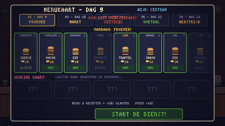 Menukaart